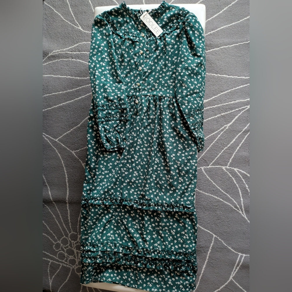 NWT Long Sleeve Floral Prairie Dress Cottage Core